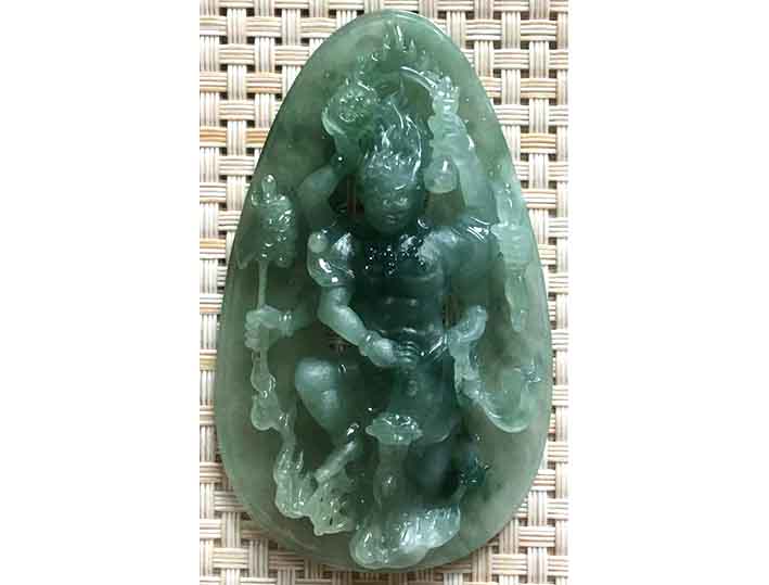 玉雕大师刘云飞作品《不动明王》7
